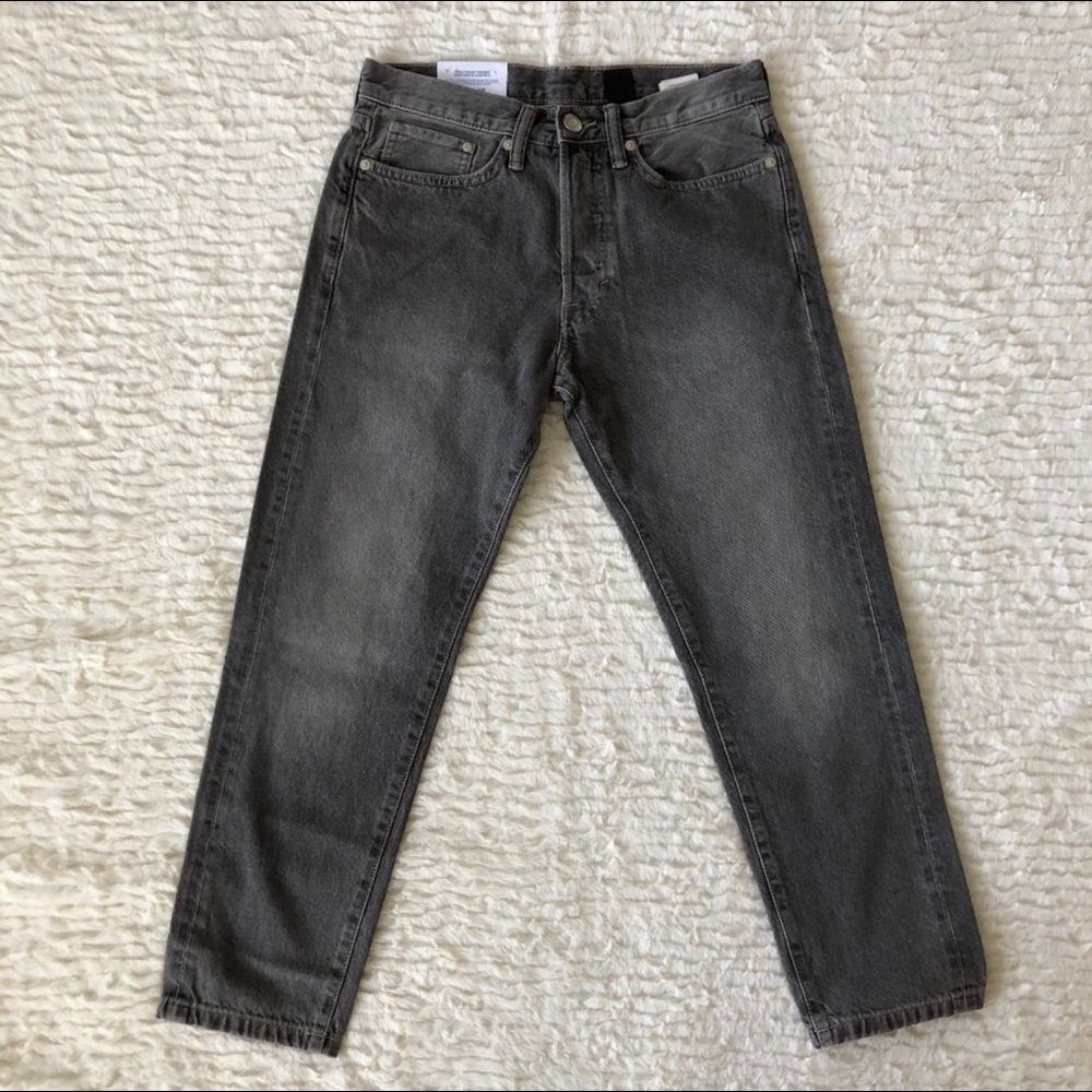 Cropped Silver/Black H&M Jeans